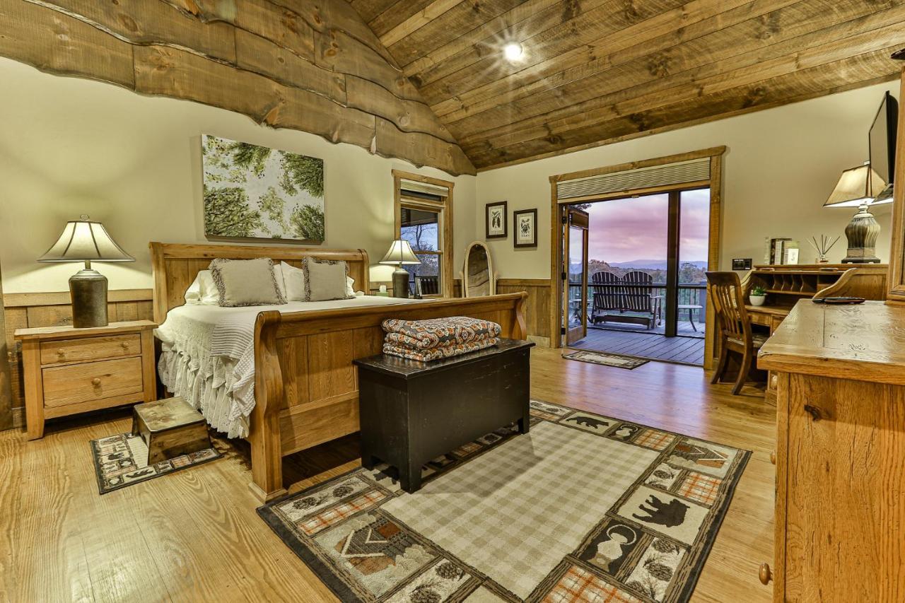 Eagles Crest - Long Range Layered Mountain Views In Peaceful Neighborhood! Villa Mineral Bluff Kültér fotó